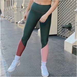 Summersalt The Colorblock High Rise Full Length Leggings‎ Sz 18